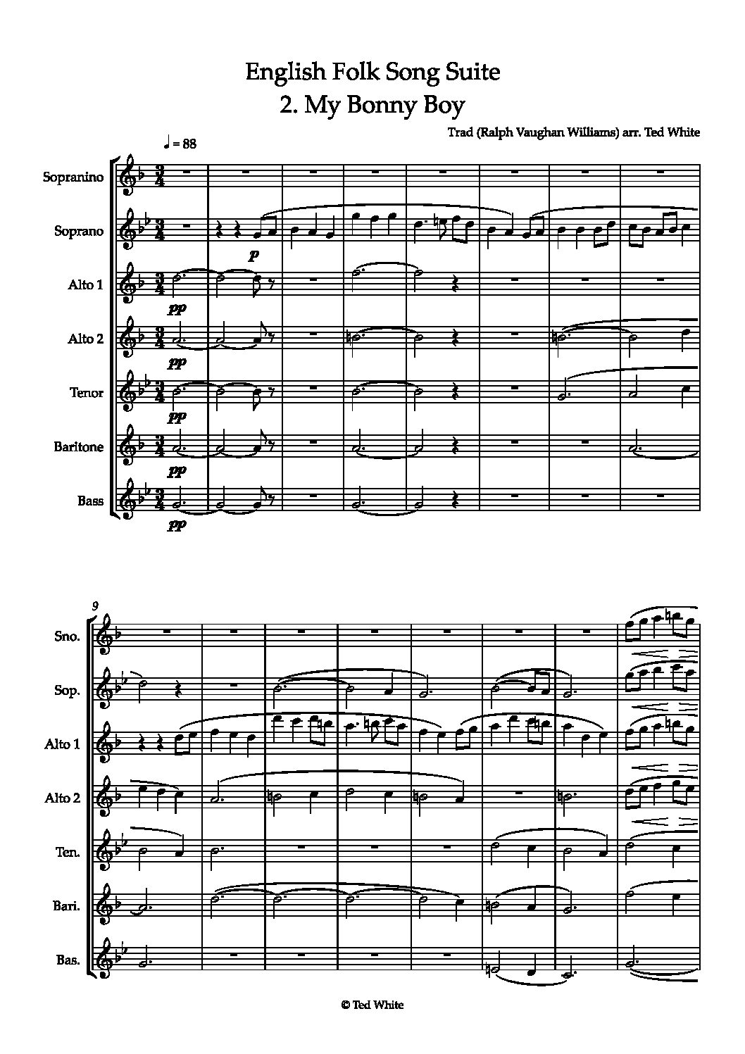 English Folk Song Suite - 2. My Bonny Boy