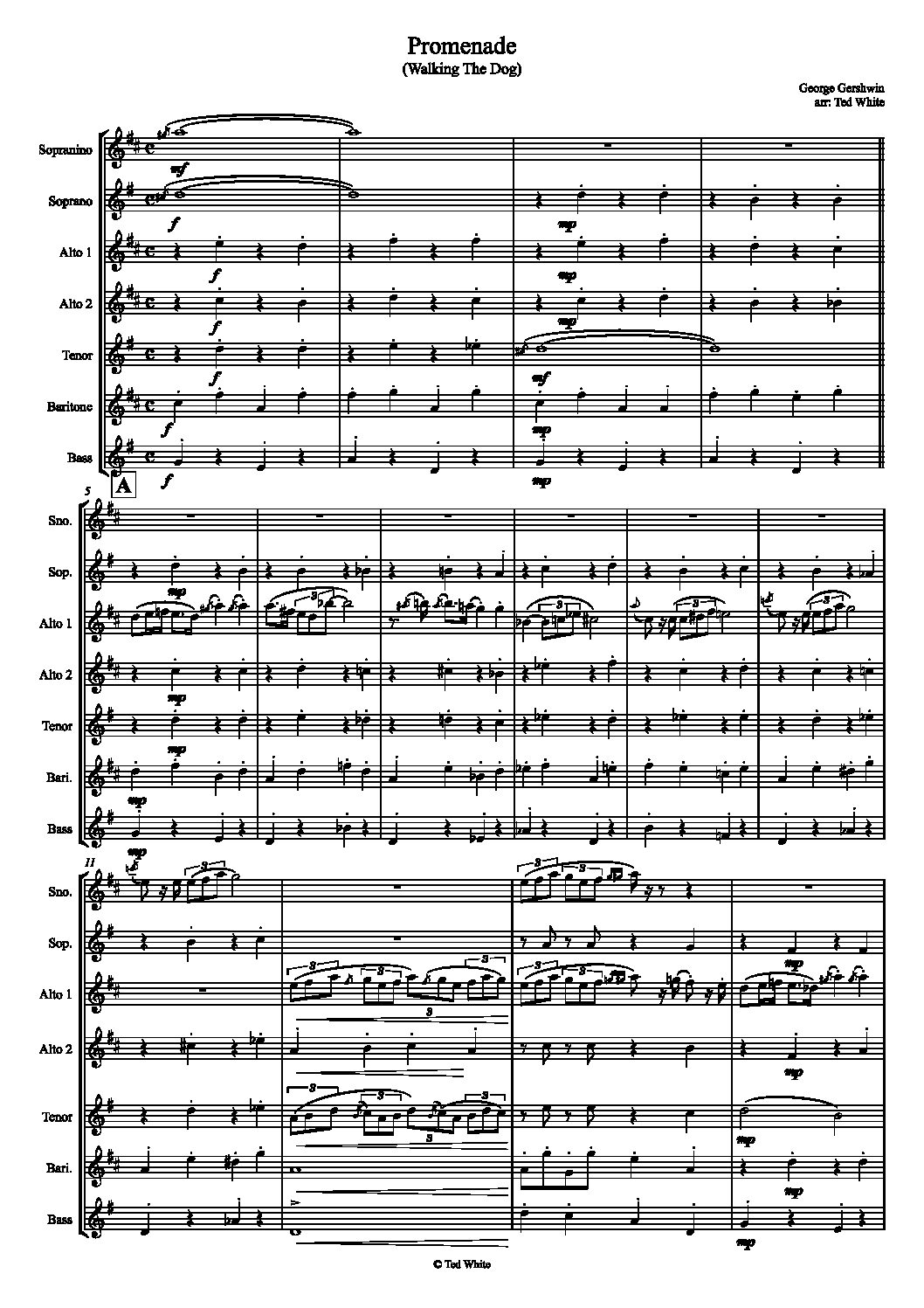 Promenade (Walking the Dog) - Septet